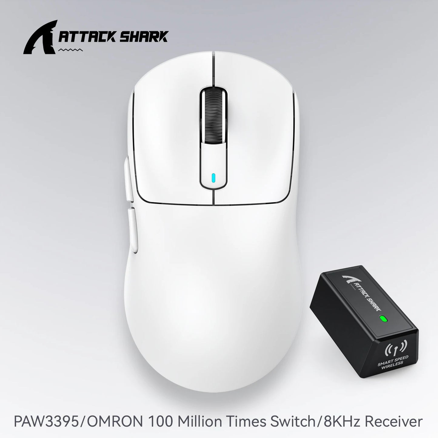 Mouse Sem Fio Attack Shark X3-pro