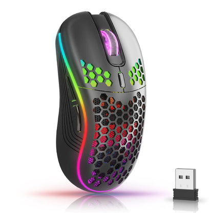Mouse Gamer SZKOSTON Sem Fio 2.4GHz com RGB