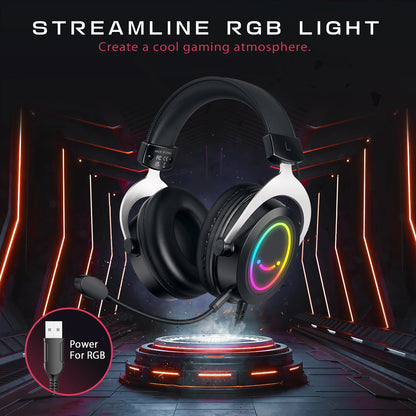 Headset Fifine H3 RGB for PC, PS4, PS5, Xbox, Laptops