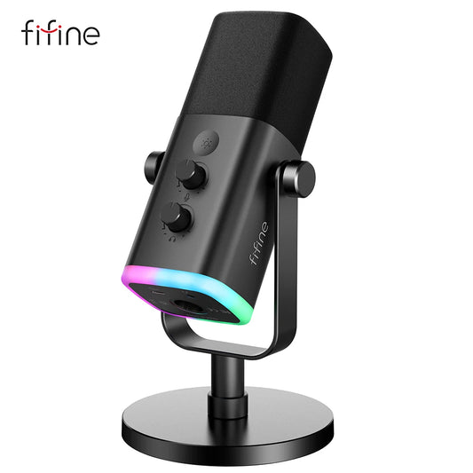 FIFINE USB/XLR Dynamic Ampligame AM8