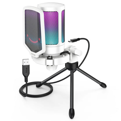 Microfone FIFINE A6V USB RGB
